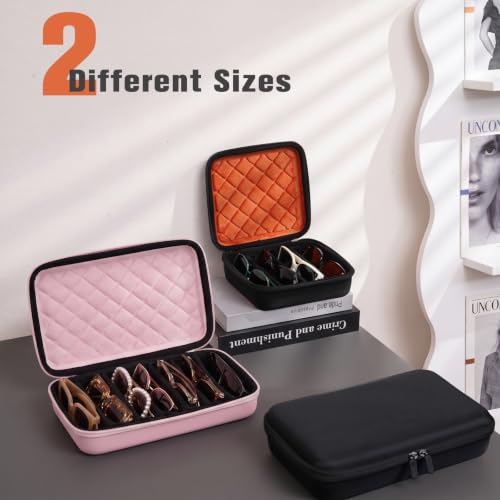 Image of ProCase Hard Shell Travel Sunglasses Organizer, Portable Multiple Glasses Case for Travelling