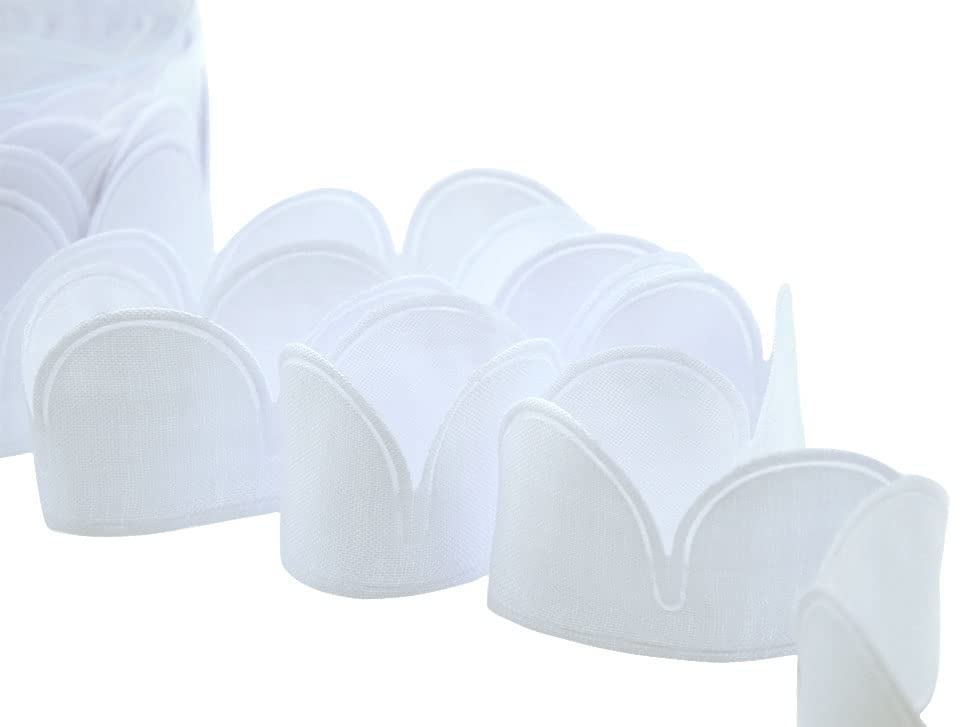 Cinta para grageas de almendras blanco óptico decorativa de 25m Furlanis
