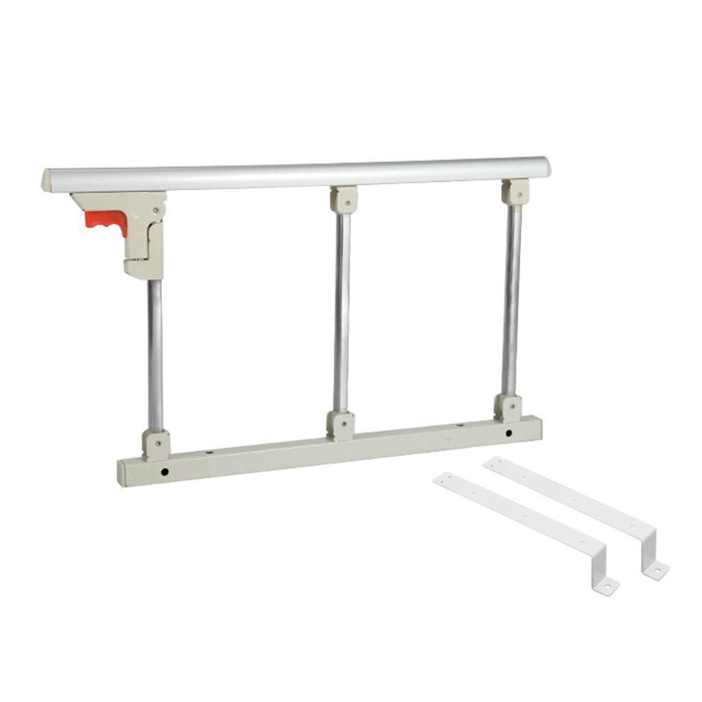 Barandilla de cama plegable blanca de 4cm para seguridad de adultos mayores