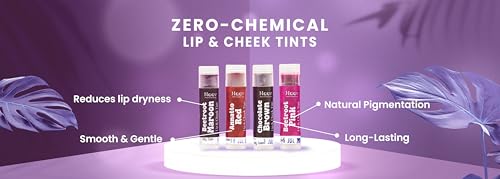 Image of Neev Luxurious Herbal Lip & Cheek Tint � Pink | 100% Organic, Nourishing & Chemical-Free Beauty Essential for Women