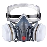 New Reusable T-61 Half Face Respirator & American Made C-10 with Organic Vapor P-A-3 Filter Set