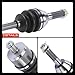 A-Premium Pair (2) Rear CV Axle Shaft Assembly Compatible with Polaris Sportsman 500 2008-2010, Sportsman 800 2008-2009, Sportsman X2 500/700/800, Driver and Passenger Side, Replace# 1332655, 1332346