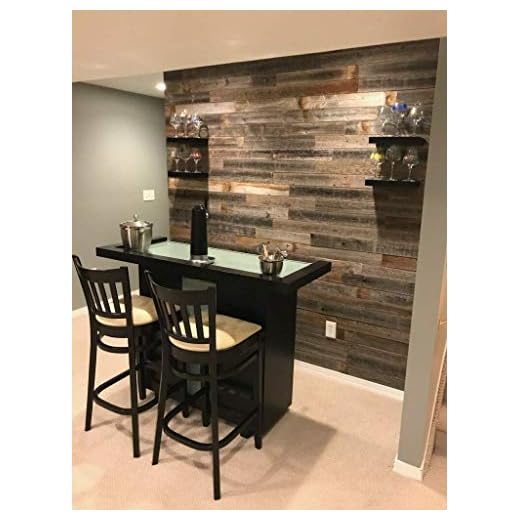 Rustic Reclaimed Wood Accent Wall Panels