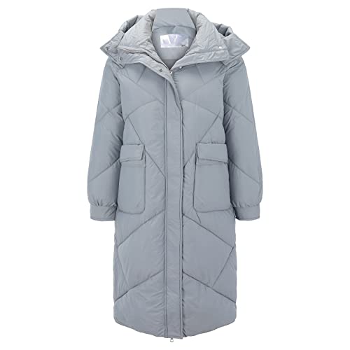 Vêtement en coton épais doudoune longue femme veste hiver ample grande taille