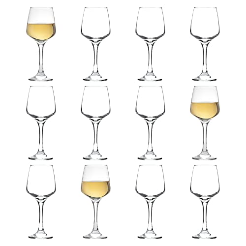 LAV 12x Lal 295ml Verres à Vin Blanc - Petit Verre Rouge Rose Longue Tige Cocktail Party Gobelet à Boire Ensemble-Cadeau - by