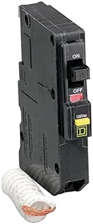 Square D QO120GFI Plug-In Mount Ground Fault Circuit Breaker 1-Pole 20 Amp 120 Volt AC QO Qwik-Gard
