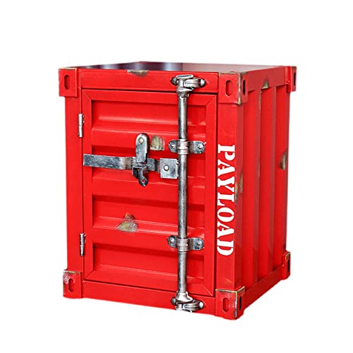 Gabinete contenedor tipo mesita de noche industrial para proteger objetos 2