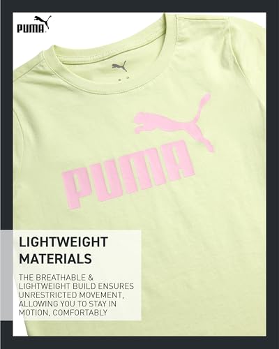 Image of PUMA Girls T Shirts - 2 Pack Short Sleeve Logo Graphic Tees - Casual Everyday Athletic Shirts for Girls (Sizes: S-XL)
