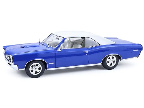 Modelo a escala 1:18 Pontiac GTO 1966 Barrier Blue miniatura 2