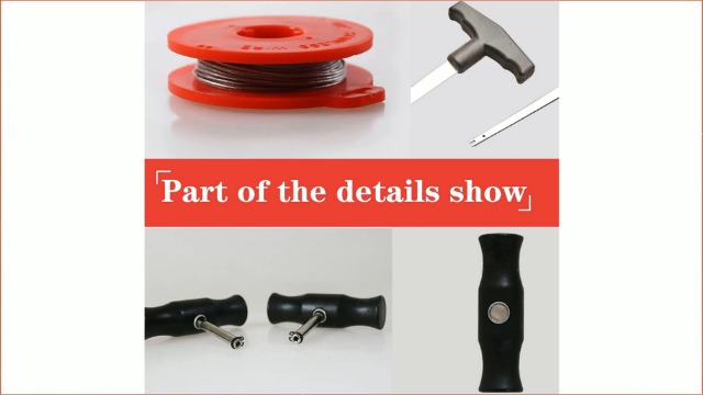 Kit Rimozione Parabrezza Auto - Con 2 Maniglie E 3 Bobine Di Filo D'Acciaio, Per Taglio Colla E Sostituzione Vetri - Foto 8