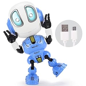 Stocking Stuffers, Rechargeable Talking Robots for Kids, Mini Robot Toys That Repeats What You Say and Help Toddlers…