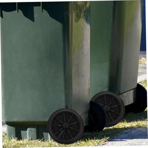 Plus de bruit avec ces roues de rechange pour poubelle et bac roulant x4 - 6