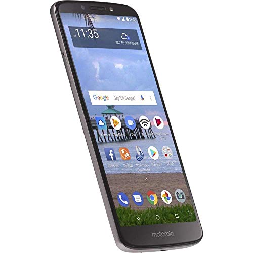 Motorola Moto E5 (16Gb, 2Gb) 5.7" Display, 4000 Mah All Day Battery, Fm Radio - (Gsm + Verizon) Factory Unlocked 4G Lte Smartphone - Xt1920Dl (Us Warranty) (Gray) (Renewed) #TOP2