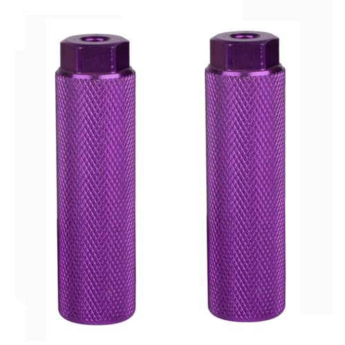 KINSPORY 2PC Bike Pegs for 3/8 inch Axles, Aluminum Alloy