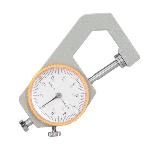 Calibrador Mecánico de Precisión para Medir Grosor de Cuero DIY, Preciso para Cuero Vegetal Tostado, para Artesanos y Manualidades (0-20 mm) miniatura 5