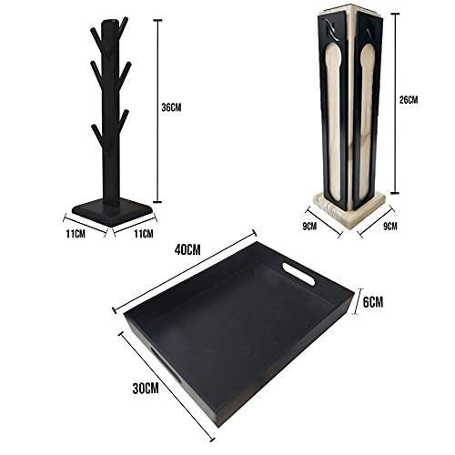 Kit Espaço Café Bandeja Porta Cápsula para Nespresso Porta Xicara