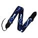 QIELIZI Guitar Strap, Guitar Strap with Leather End Length Adjustable 2 Pick Holders & 2 Matching Picks For Electric Guitar, Acoustic Guitar and Bass - Unique Gift For Guitarist(1-Blue Lightning)