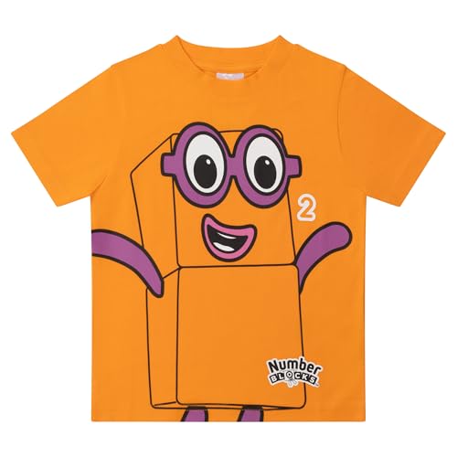 Numberblocks Unisex 3 Pack 100% Combed Cotton Short Sleeved T-Shirts Tops - 5-6 Years 116cm Multicoloured - Image 3