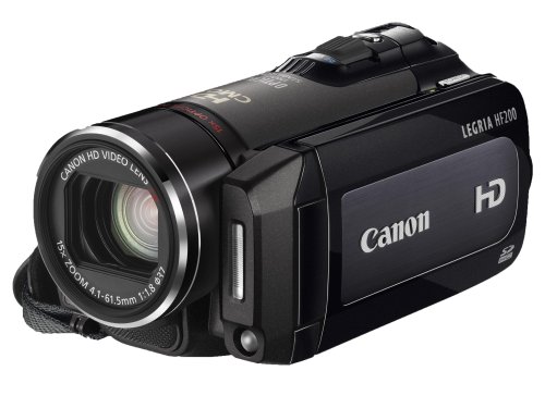 Canon LEGRIA HF200 Caméscope HD Zoom Opt. (SDHC/SD Card, 15, stabilisateur d'image)