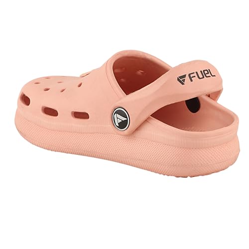 Image of FUEL Hooper Lightweight & Comfortable Pull-On Casual Clogs with Cushioned Footbed for Kids