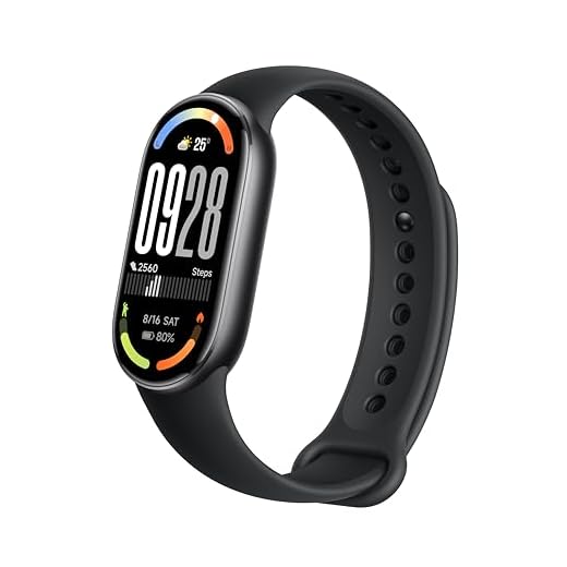 Xiaomi Smartband 10, Smart Watch, Pantalla AMOLED de 1,72”, batería 21 días (Carga rápida), 150+ Modos Deportivos. Monitor de Salud preciso, iOS/Android. Impermeable 5ATM, Brújula, Negro