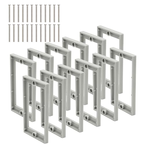 Image of 12PCS 1 /4 Inch Single Gang Outlet Box Extender,Gray