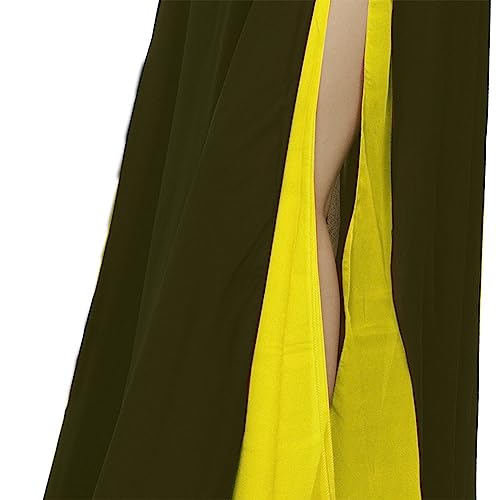 Jupe en mousseline de soie bicolore confortable pour danseuse