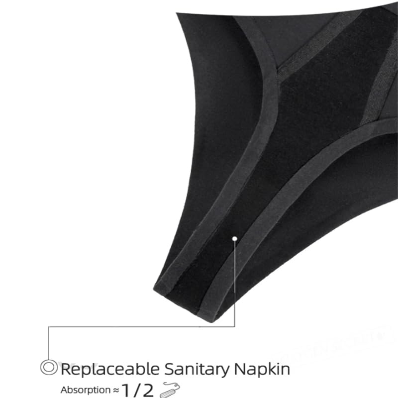Braguitas Menstruales de Algodón con Protección Adicional para El Período de Flujo Abundante Absorbentes a Prueba de Fugas para Posparto Sin Costuras Paquete de 7 Multicolor Talla Xxl
