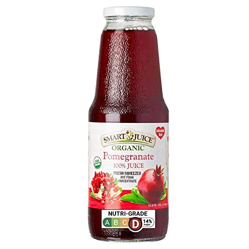 SMART JUICE Organic Pomegranate Juice, 33.8 FZ