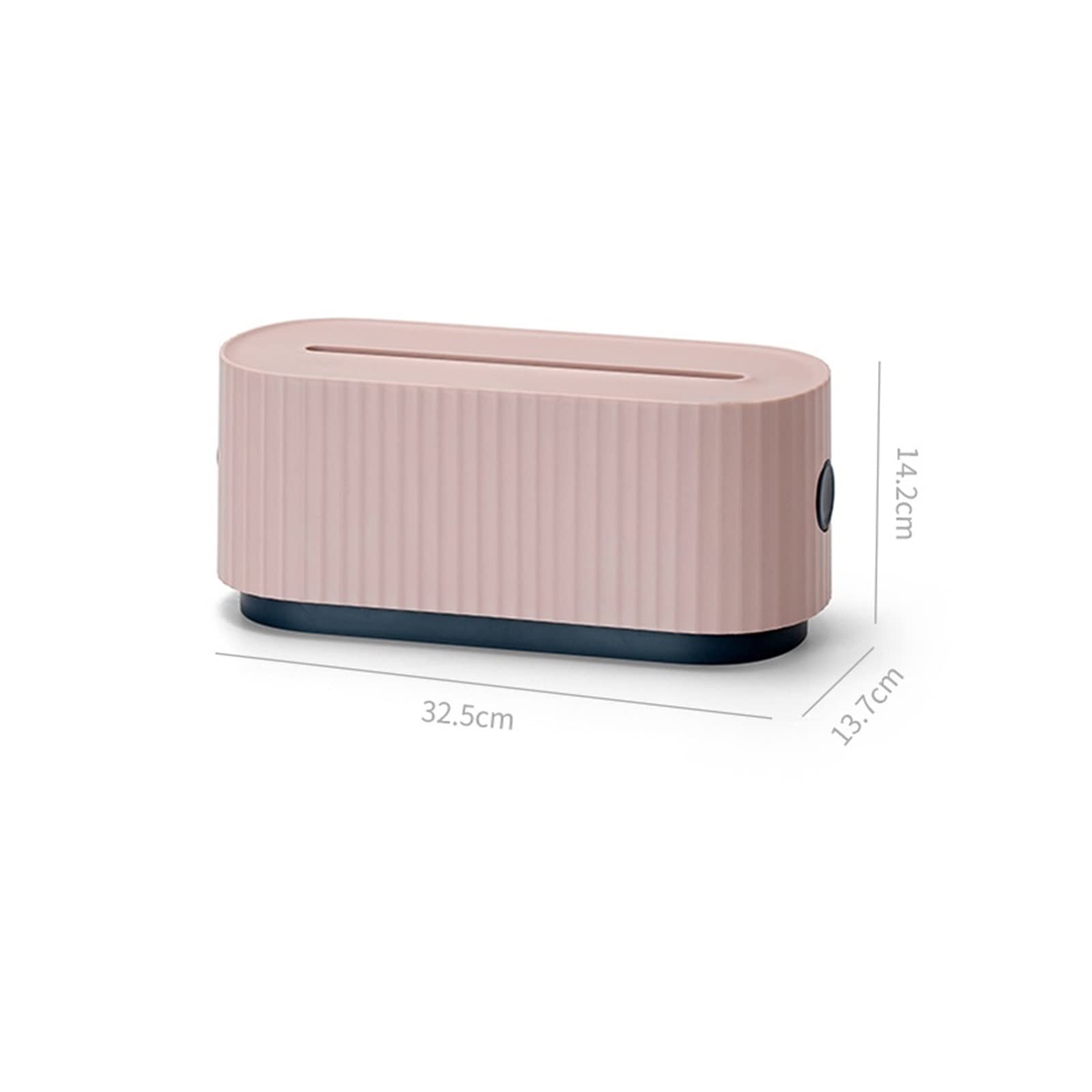Caja de cable Caja de cable Con tapa Caja de almacenamiento de tablero enchufable, caja de línea de acabado de enchufe de cable, caja de bloqueo de línea de carga de energía de escritorio, caja de con