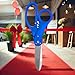 Blue Ribbon Cutting Ceremony Kit — 20 Inch Giant Scissors Prop Blue Large Shears for Cutting Grand Opening Ribbon and Shears for Ceremonies & Special Events
