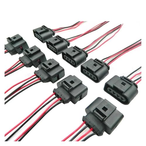 Toma de bobina de encendido para Passat, Golf y Jetta con conectores de 4 pines, pack de 10 unidades