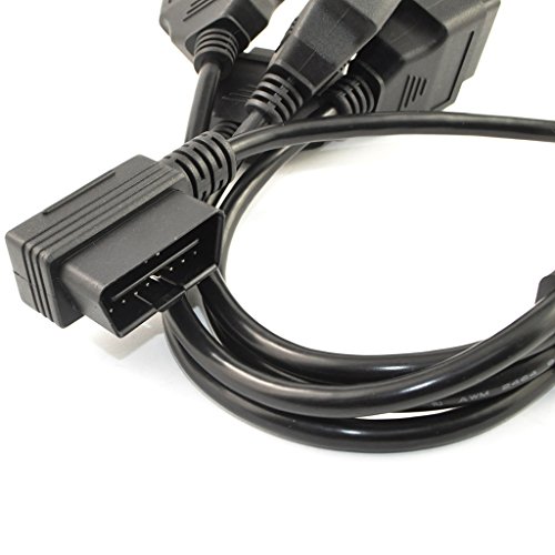 Cable OBD2 con conector plano de 16 pines para solucionar la falta de espacio en el coche 5