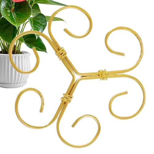 Soporte Estabilizador para Plantas,Tutores Ajustables de Hierro para Crecimiento | Tutores de Jardín para Plantas Trepadoras Orquídea Gladiolo Rosal Bonsái Maceta Balcón