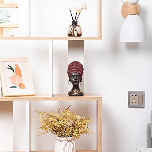 African Statue And Sculptures For Home Decorations, For Home Decor,African Figurines, For Living Room Women Statue Shelf Decor Accent #TOP4