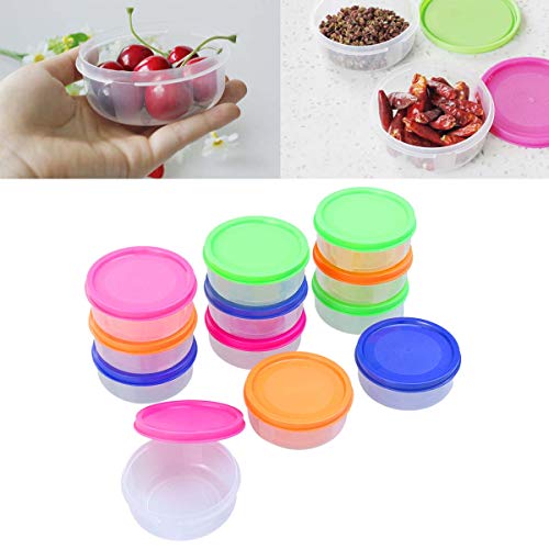SUPXOV 12 pcs Crisper Microwave Oven Crisper Mini Food Box Food Crisper for Infant Baby Kids