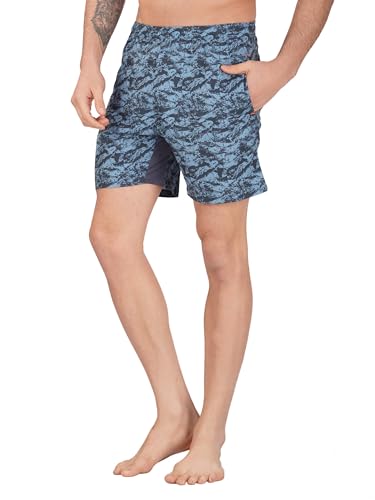 Image of NEVER LOSE Men's Outdoor Quick Dry Lightweight Sports Shorts Zipper Pockets