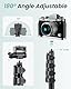 Victiv 197cm Hoch Handy Stativ, Flexibel Overhead Smartphone Stativ, mit 25cm Verstellbarer Schwanenhals, Fernauslöser für Selfies, Aluminium Kamera Phone Tripod für Sony DSLR & iPhone16 15 14 Pro Max