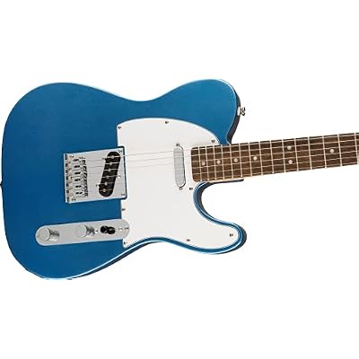 Squier Affinity Series Telecaster Electric Guitar, Lake Placid Blue, Laurel Fingerboard
