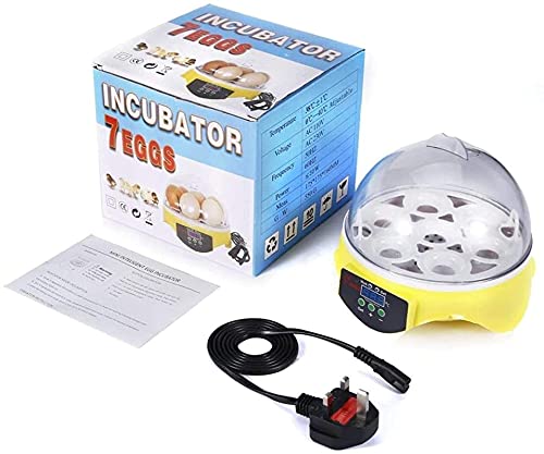 Mini Digital Egg Incubator Automatische ei Draaien Temperatuurregeling, 7 Eggs Poultry Hatcher voor kippen Eenden vogels… - Afbeelding 7