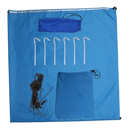 NAMOARLY Waterproof Sun Shelter Tent 210t Polyester Grid Structure Sun Protection Tarp for Camping