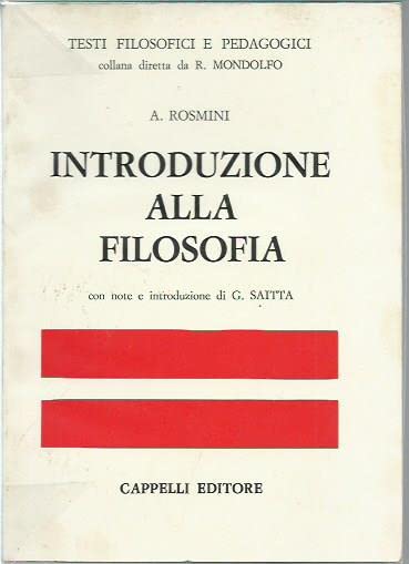 Introduzione alla filosof