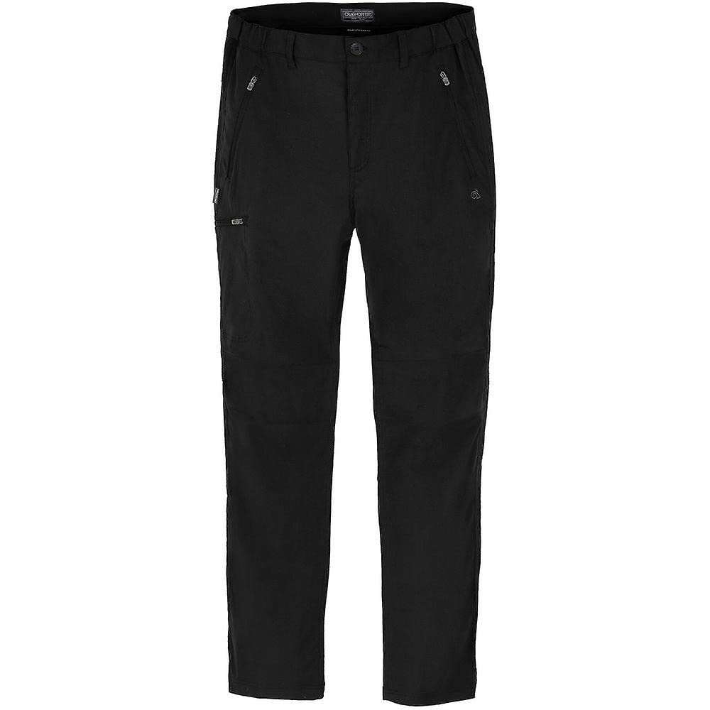 Craghoppers Mens Expert Kiwi Pro Stretch Trousers, Black, Size 32"