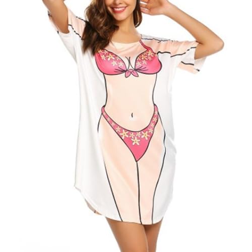 Chemises de bikini à manches courtes séchage rapide coton