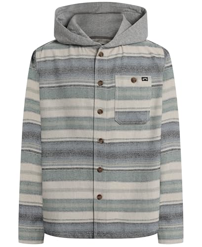 Billabong Boys' Long Sleeve Button-Down Flannel Shirt