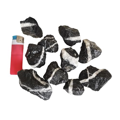 Image of YZHZOM Carefully Selected Small Acid Wash Seiryu Stones,Boutique Seiryu Stones, PH Neutral Decorative Aquarium Rocks, seiryu Stone Aquarium Rock (1-2inch 20pcs)