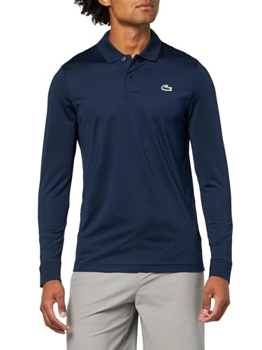 Lacoste Men's Golf Performance Regular Fit Long Sleeve Polo
