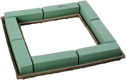 Oasis Floral Foam Mache Backed Square Wreath 18 Inch