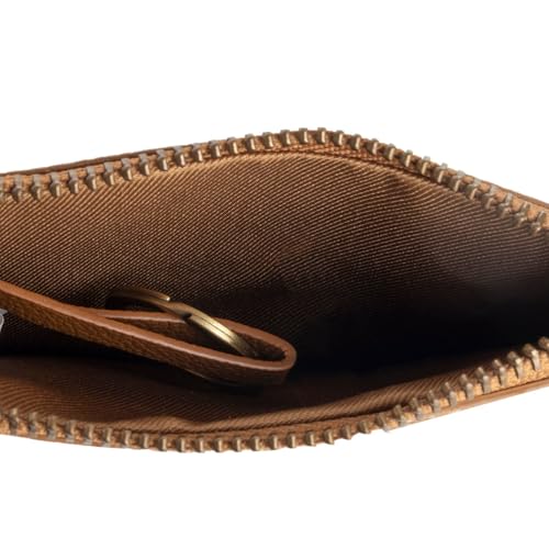 Myra Bag Credit Card Wallet for Women - Small Leather Credit Card Holder, Multiple Slots, Clear ID Window, Zipper Top, Slim, Lightweight for Travel4