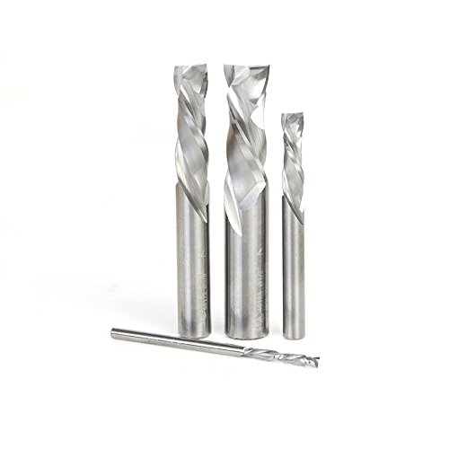 Fraises de défonceuse CNC carbure massif Amana Tool AMS-182 pour finition haute précision
